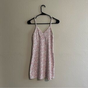 Brandy Melville Red Floral Amara Mini Dress